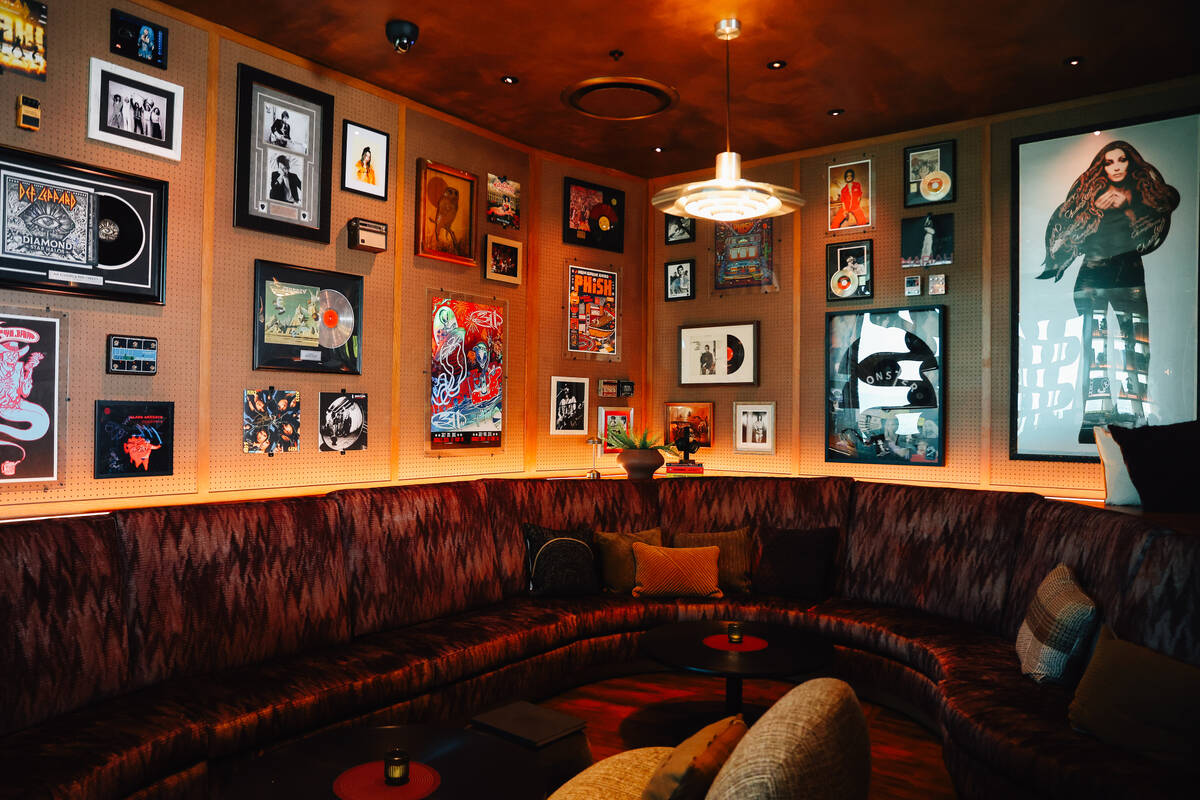The Vinyl Room at Mandalay Bay Wednesday, July 29, 2026, in Las Vegas. (Madeline Carter/Las Veg ...