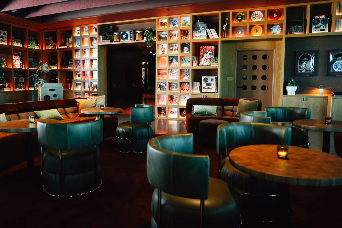 The Vinyl Room at Mandalay Bay Wednesday, July 29, 2026, in Las Vegas. (Madeline Carter/Las Veg ...