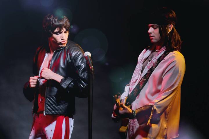 Drew Johnson as Mick Jagger and Anthony Stasi as Keith Richards lead Sin City Stones into X Roc ...