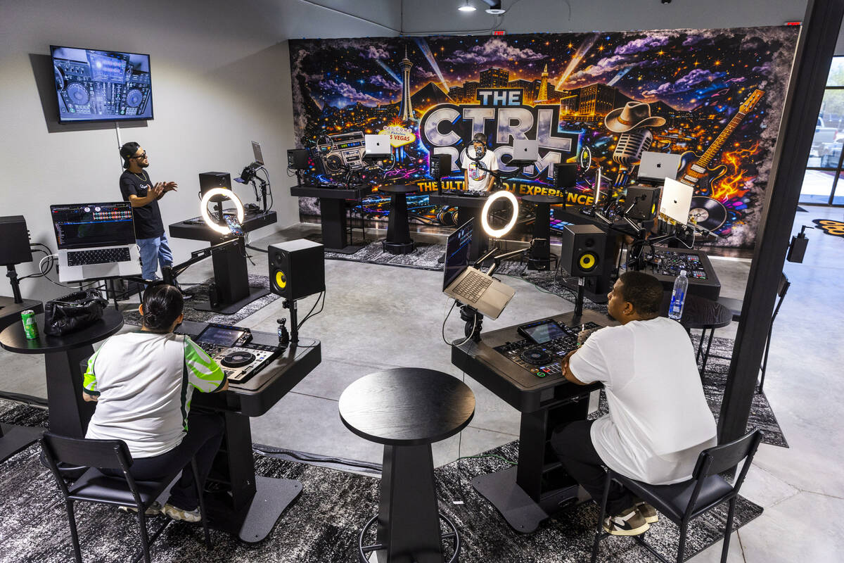 DJ Krush talks to students in class as CTRL Room offers a 90-minute DJ experience with instruct ...