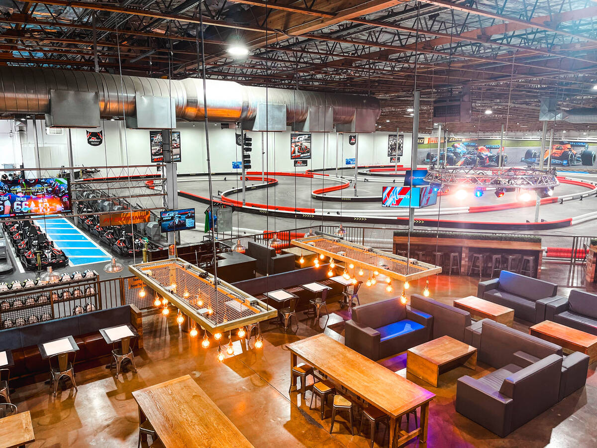 The full track is seen at K1 Speed in Las Vegas. (K1 Speed)