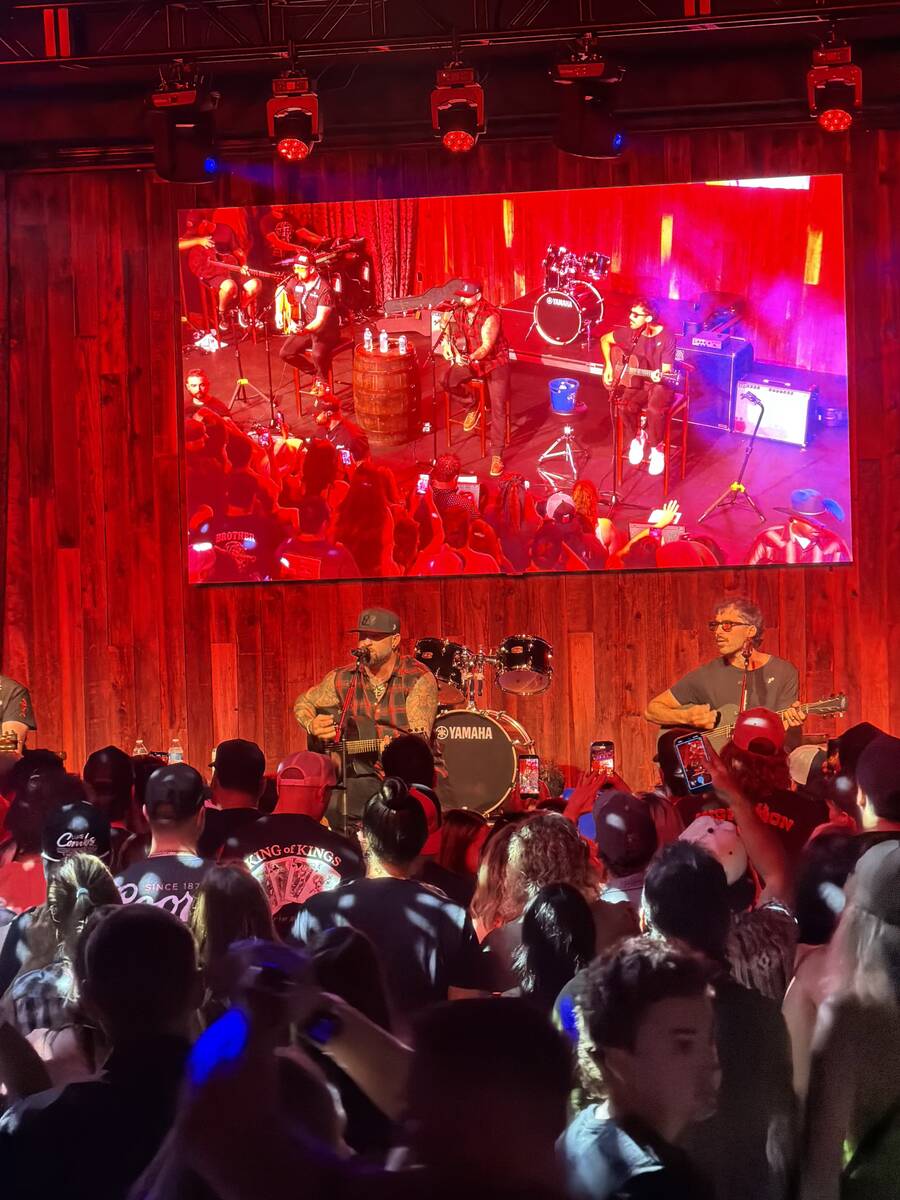 Brantley Gilbert is shown at the preview opening of Stoney's Sunset at Sunset Station on Friday ...
