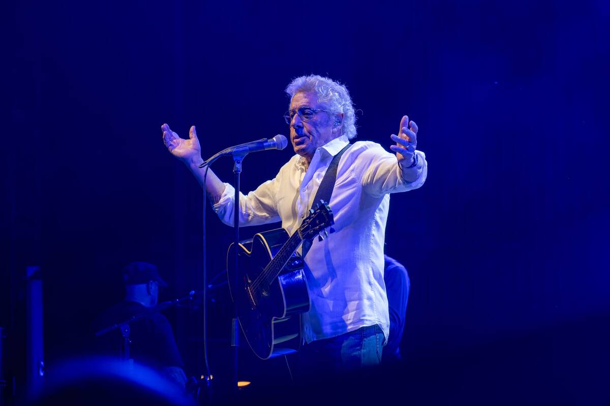 Rock legend Roger Daltrey premieres at Encore Theater at Wynn Las Vegas on Aug. 26, 28 and 29. ...