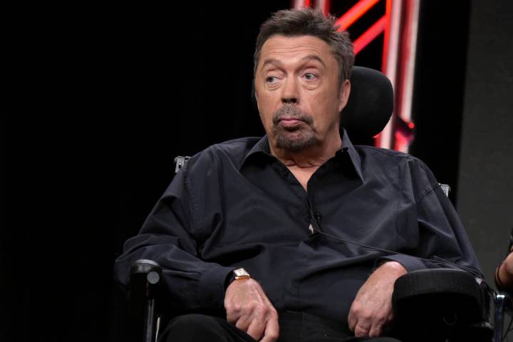 Tim Curry participates in the panel for "The Rocky Horror Picture Show" during the Fox Televisi ...