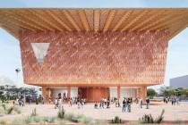 A rendering of the Las Vegas Museum of Art. (Las Vegas Museum of Art)
