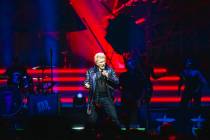 Billy Idol is shown headlining BleauLive Theater at Fontainebleau Las Vegas on Friday, Aug. 28, ...