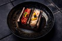 Hand rolls from Glass Box, a San Diego sushi bar and Asian kitchen opening an outpost in late S ...