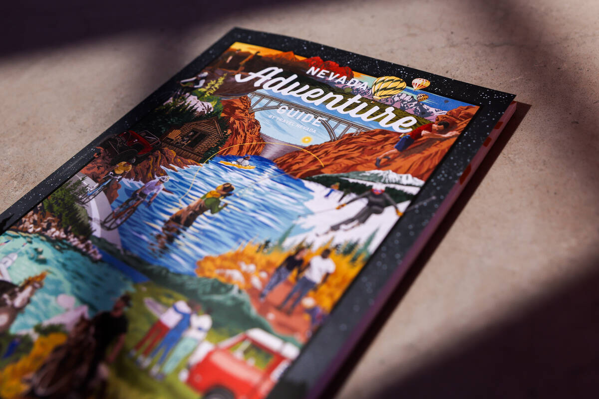 A Nevada Adventure guide available for visitors at the Travel Nevada Adventure Center — Bould ...