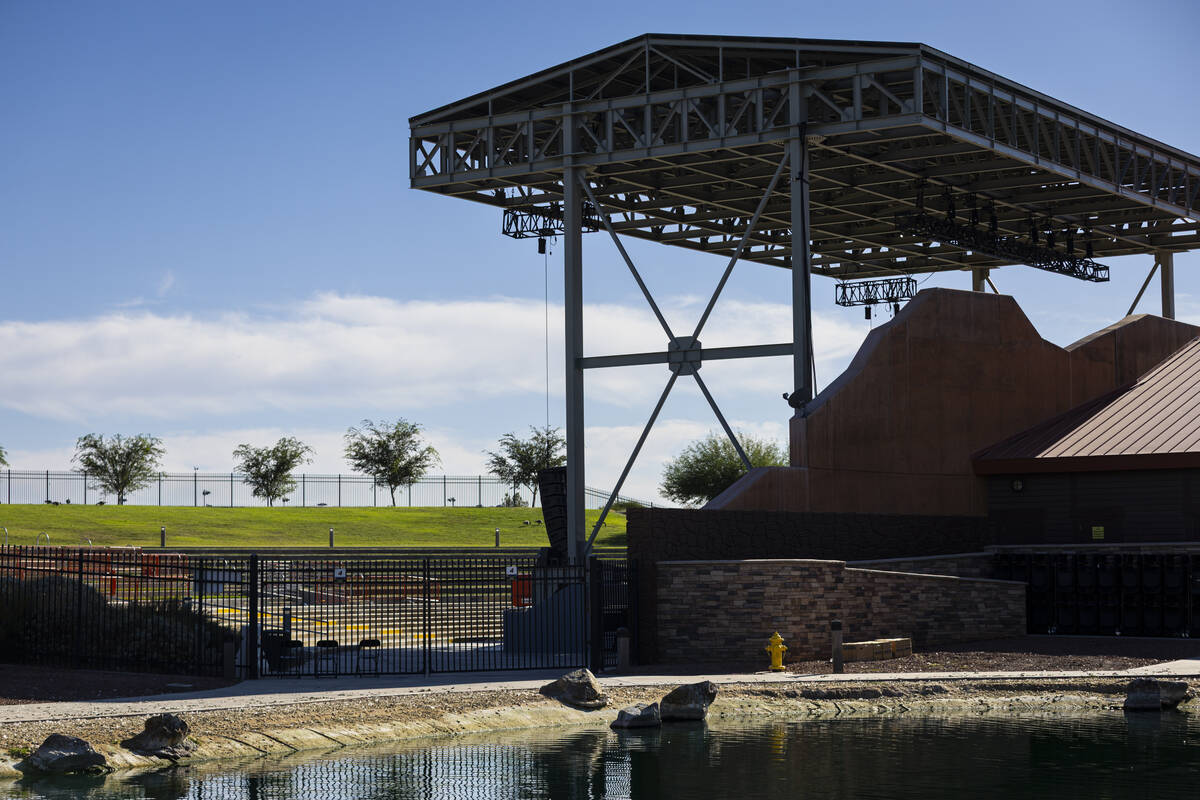 The Craig Ranch Amphitheater at Craig Ranch Regional Park is seen on Sunday, Sept. 20, 2026, in ...