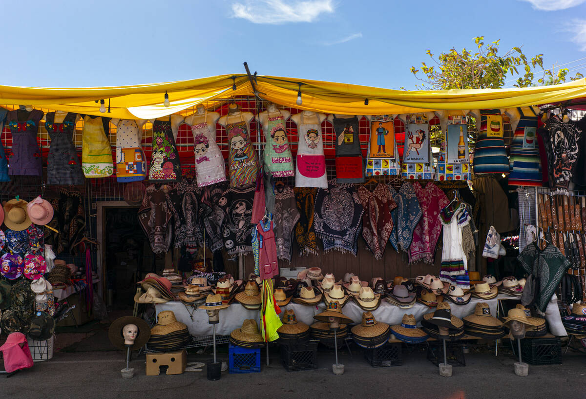 Items for sale from vendors are seen at the Broadacres Marketplace on Sunday, Sept. 20, 2026, i ...