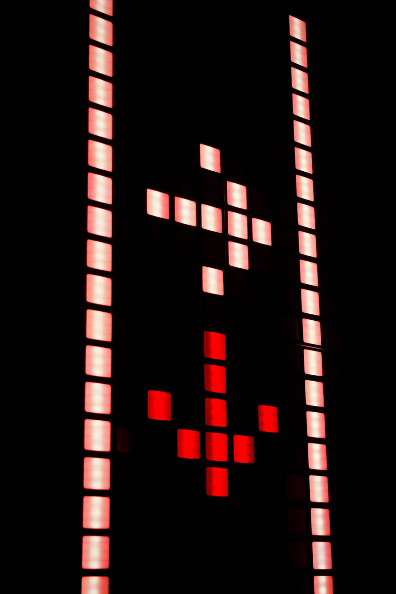 Arrows display for Activate Games’ “Control” game at Town Square on Thursd ...