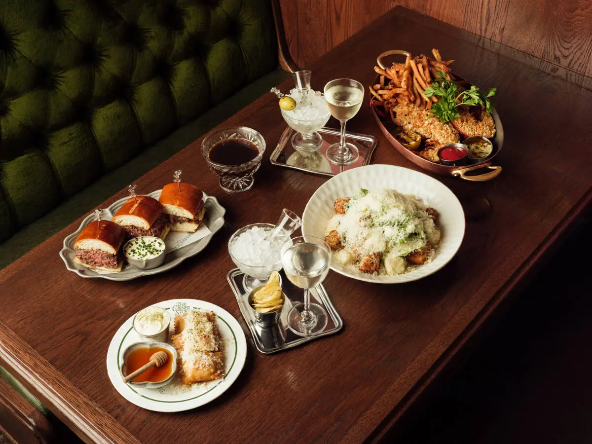 A spread of dishes from The Corner Store, the New York City hot spot that is opening an outpost ...