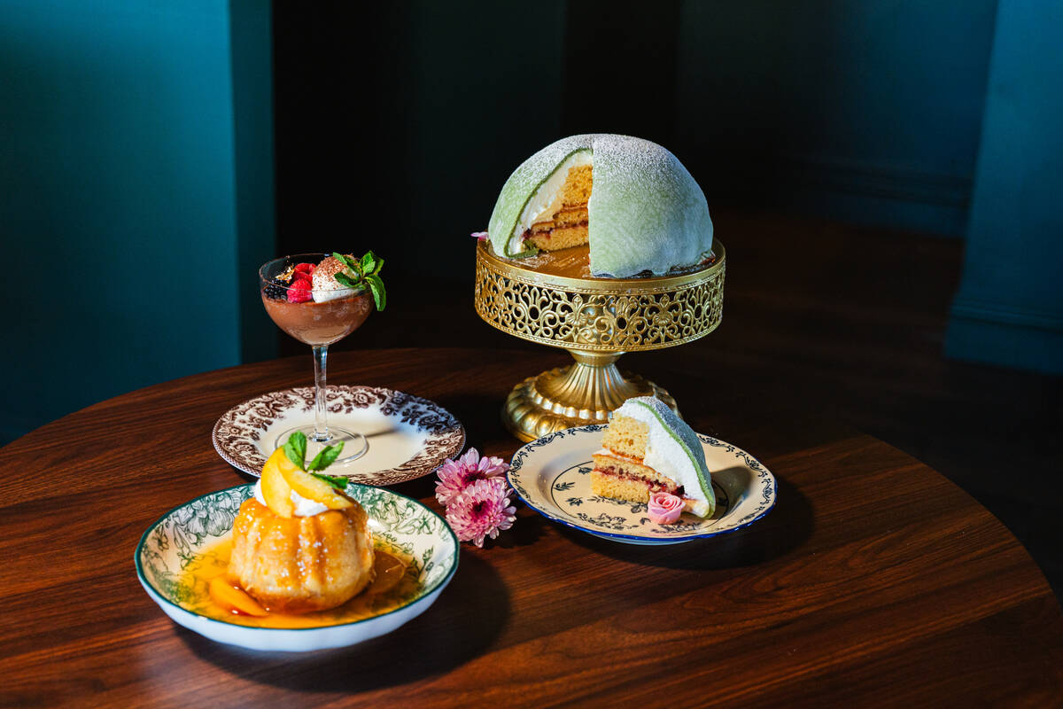 A spread of desserts from JP's Brasserie & Sports Den, a restaurant opening in late October 202 ...