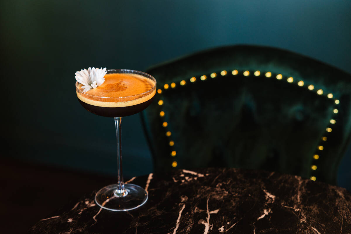 An espresso martini from JP's Brasserie & Sports Den, a restaurant opening in late October 2026 ...
