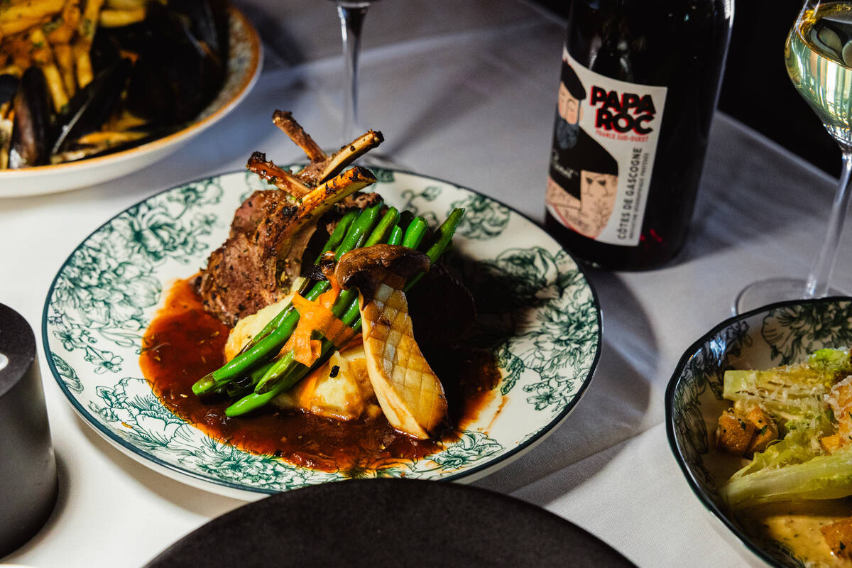 Lamb chops from JP's Brasserie & Sports Den, a restaurant opening in late October 2026 on West ...