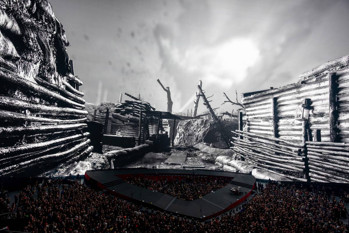 Metallica rocks the Sphere in the opening weekend of "Life Burns Faster" on Saturday, Oct. 3, 2 ...