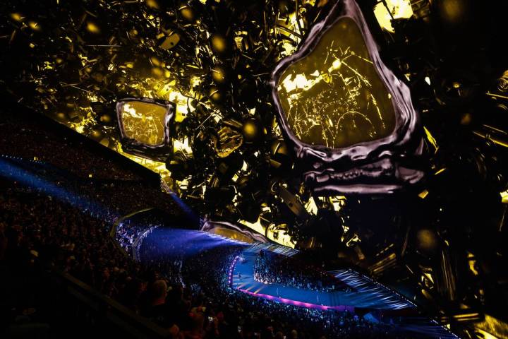 Metallica rocks the Sphere in the opening weekend of "Life Burns Faster" on Saturday, Oct. 3, 2 ...