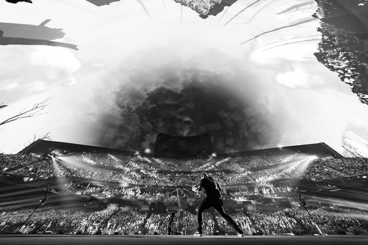 Metallica rocks the Sphere in the opening weekend of "Life Burns Faster" on Saturday, Oct. 3, 2 ...