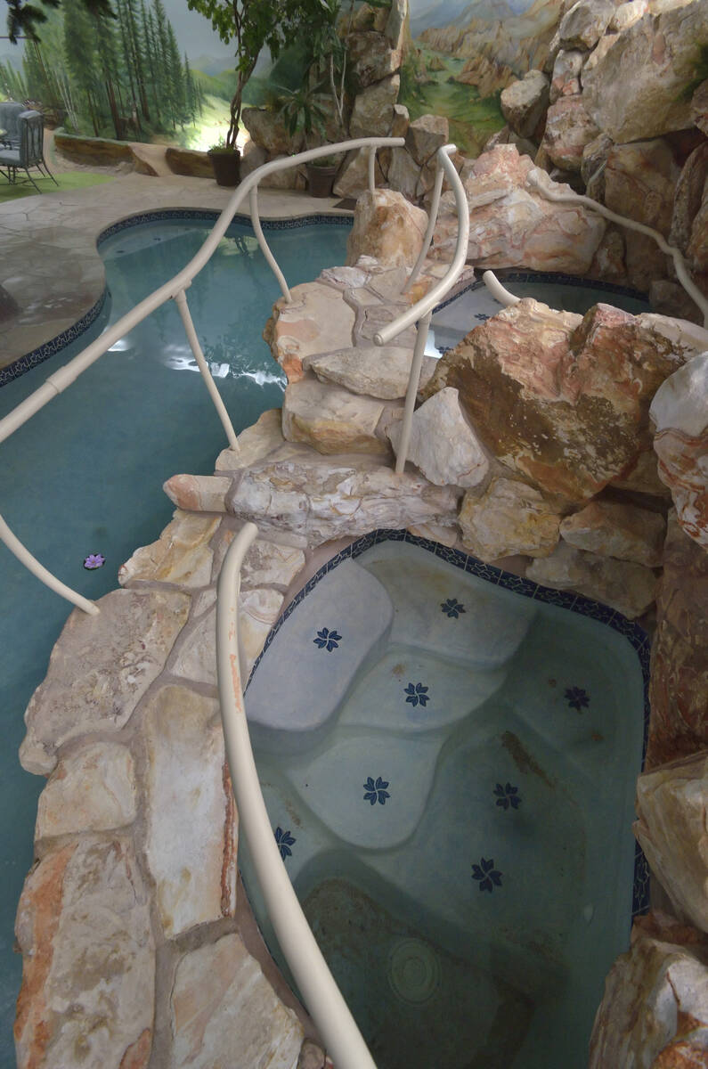 The pool at The Underground House is 6 feet deep. (Bill Hughes/Real Estate Millions)