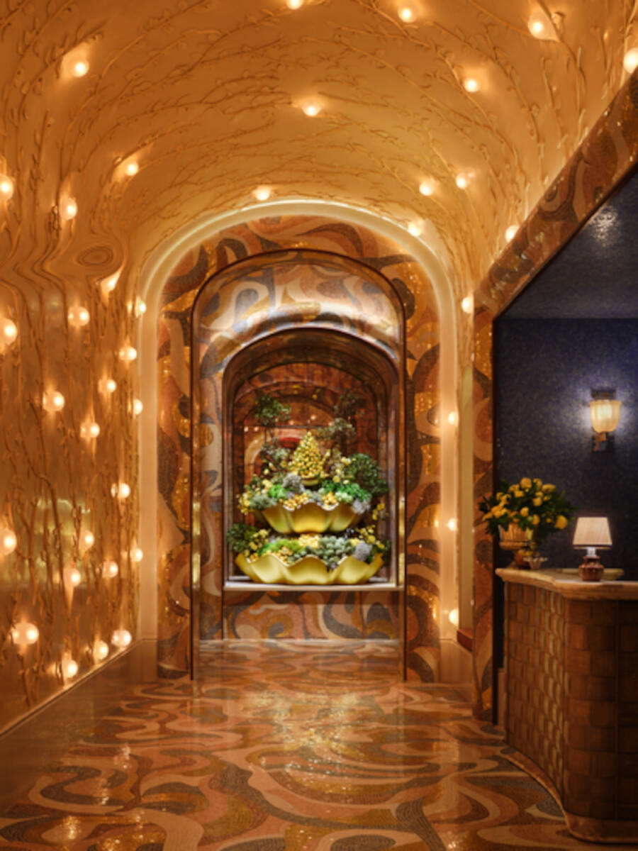 The approach to Carbone Riviera at Bellagio on the Las Vegas Strip. (Doublas Friedman)