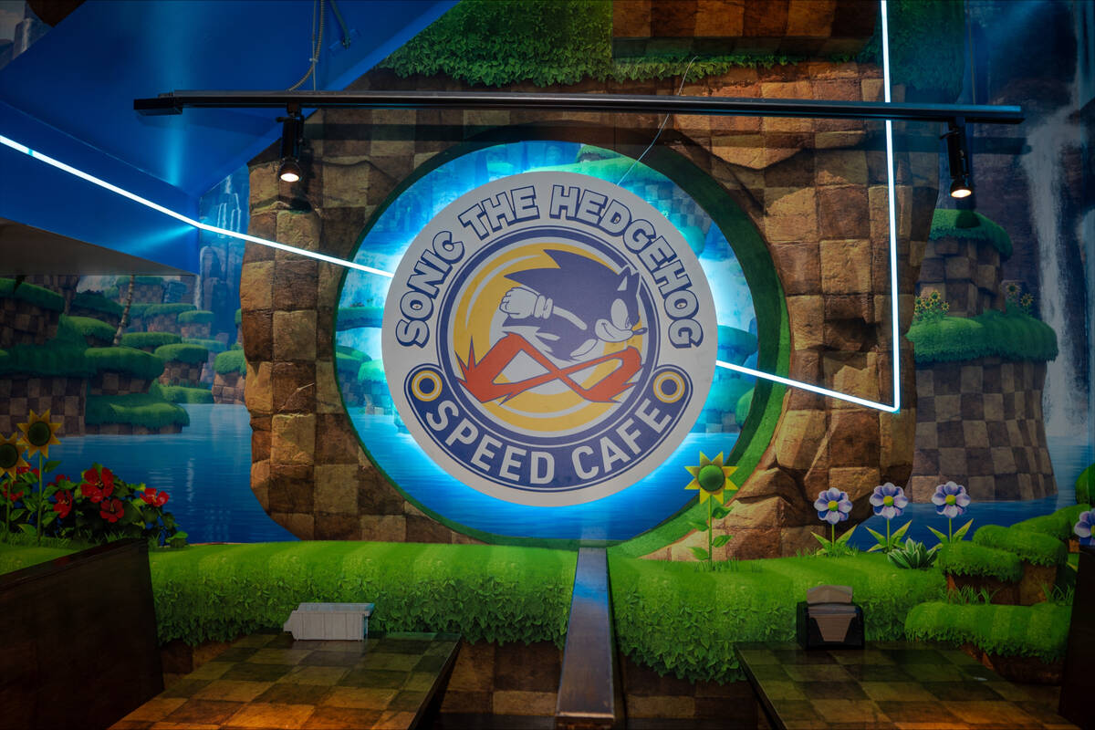 Sonic the Hedgehog Speed Cafe is popping up starting in mid-October 2026 in Chinatown Vegas. (S ...