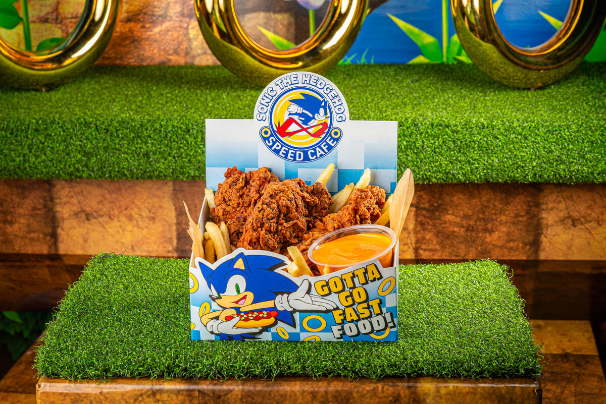 Pika Pika Chicken Tenders from Sonic the Hedgehog Speed Cafe that is popping up starting in mid ...